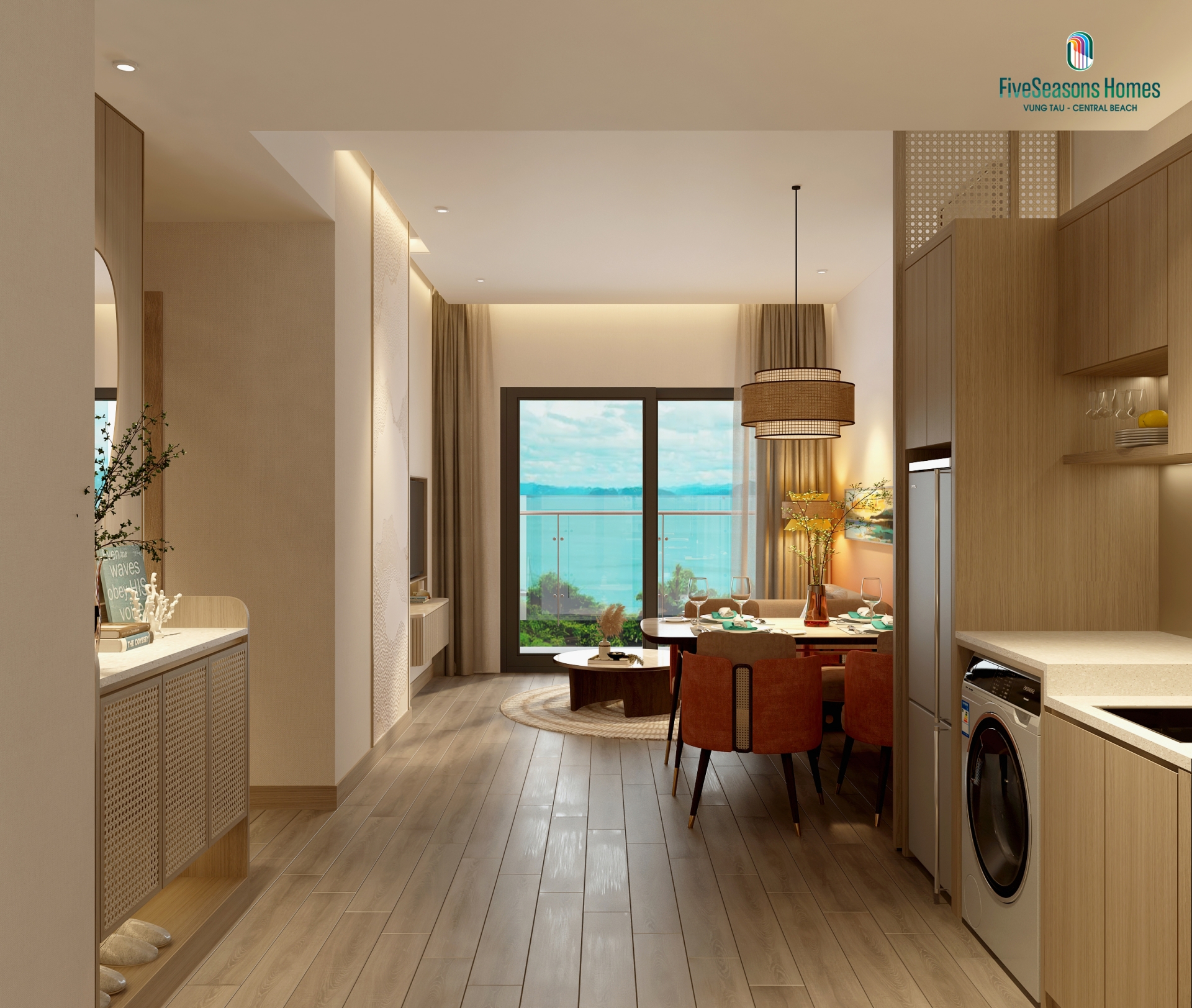 Nội thất căn hộ dự án FiveSeasons Homes - Vũng Tàu Central Beach